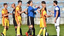 Fotbalový krajský přebor: Junior Strakonice - Třeboň 2:1.