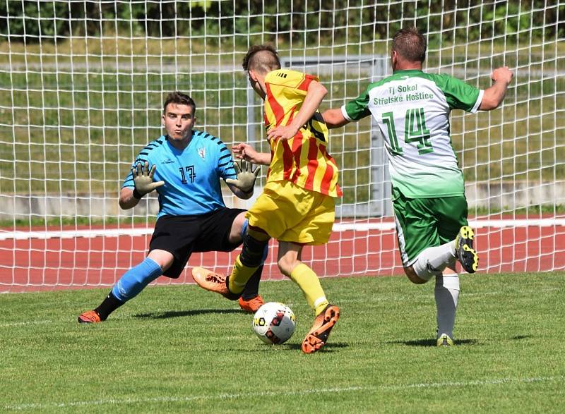 Fotbalová I.B třída: Junior Strakonice B - Střelské Hoštice 2:0 (1:0).