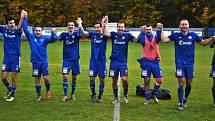 Fotbalvá divize: Otava Katovice - Slavoj Český Krumlov 2:1 (1:0).