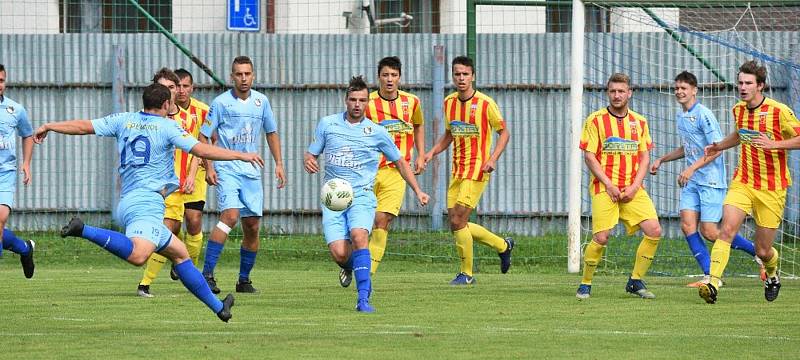 Fotbalový KP: Protivín - Junior Strakonice 2:0.