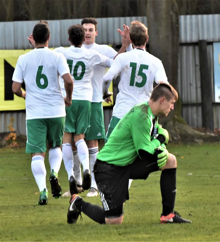 Fotbalový KP: Katovice - Jankov 2:1.