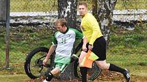 Fotbalová I.B třída: Střelské Hoštice - Volyně 3:0.