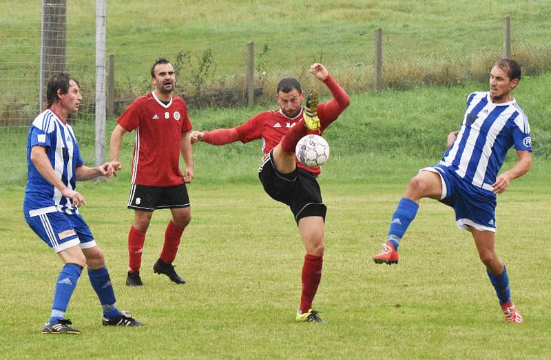 Fotbalová A třída: Sousedovice - Trhové Sviny 0:1.