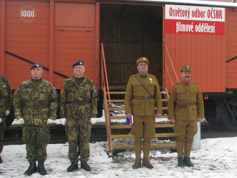 Legiovlak ve Strakonicích.