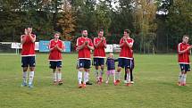 Fotbalová I.A třída. Strunkovice - Dolní Dvořiště 1:1 (1:0).