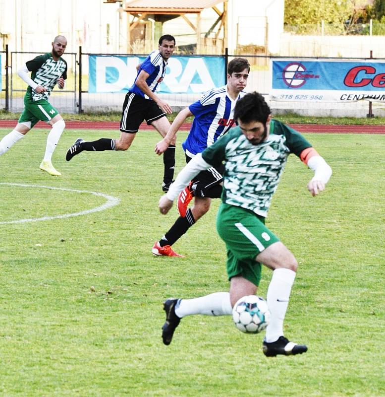 Fotbalový KP: Blatná - Český Krumlov 0:7 (0:4).