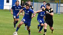 Fotbalvá divize: Otava Katovice - Slavoj Český Krumlov 2:1 (1:0).