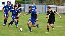 Fotbalvá divize: Otava Katovice - Slavoj Český Krumlov 2:1 (1:0).