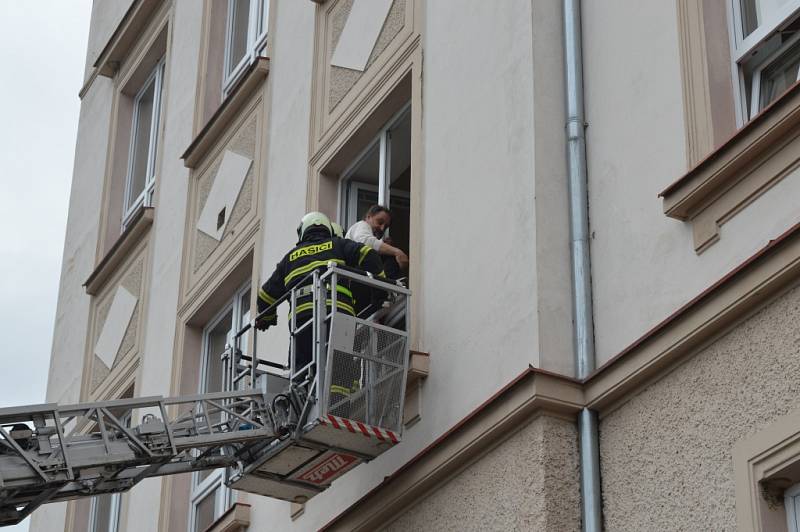 V základní škole ve Volyni hořelo. Naštěstí jen cvičně.