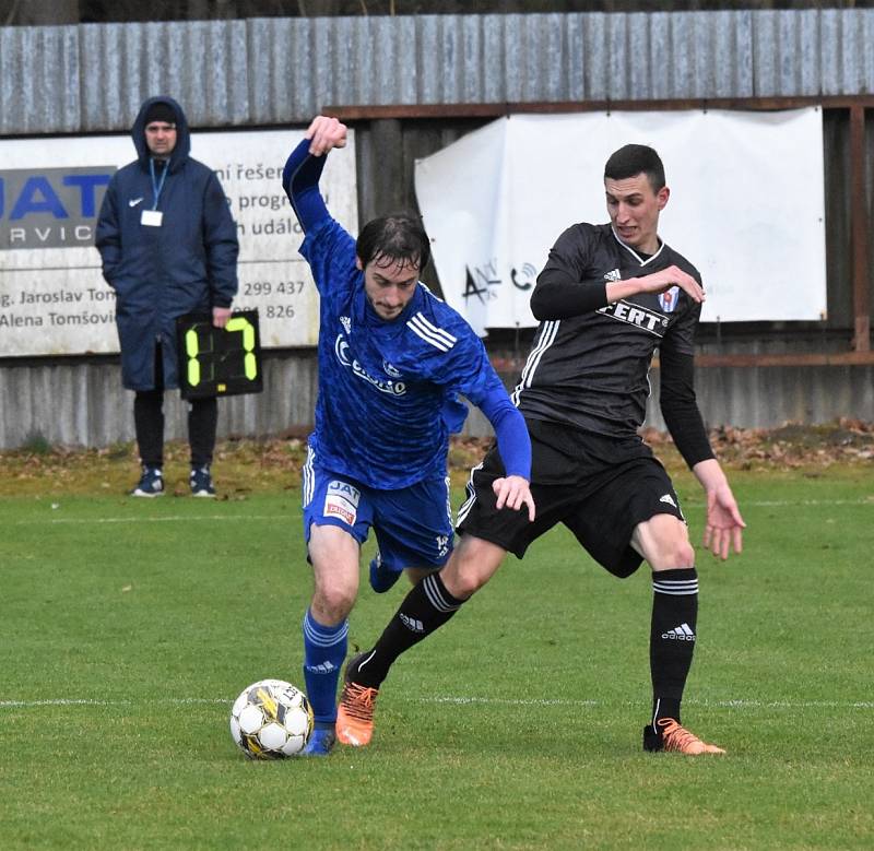 Fotbalová divize: Otava Katovice - Spartak Soběslav 1:0 (1:0).