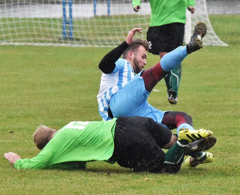 Fotbalový OP Strakonicka: Poříčí - Doubravice 2:0.