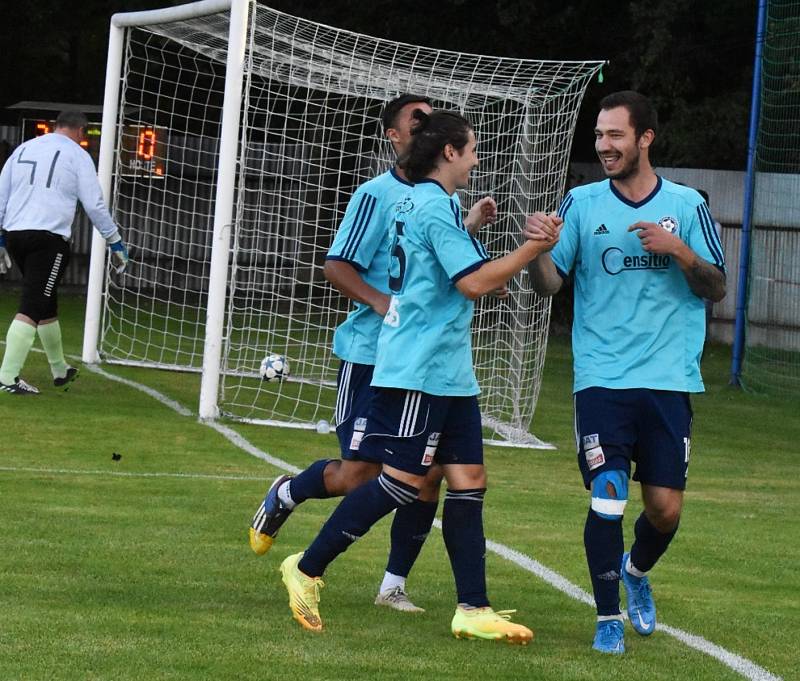 Katovičtí fotbalisté porazili Hořovice i podruhé v sezoně (snímek je z domácí výhry 6:0).