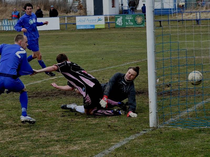 Strakonice přivezly z Třeboně bod za remízu 1:1.