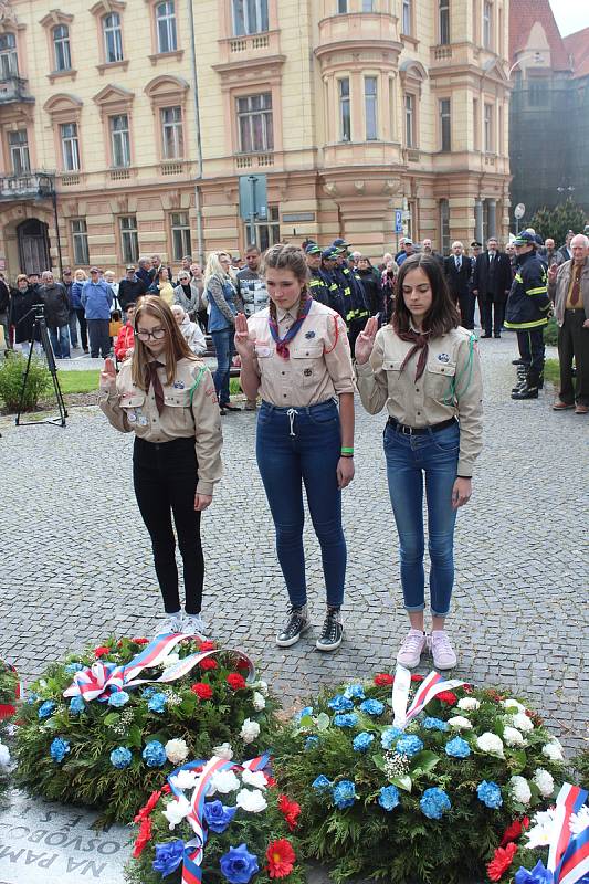 Pietní akt Na Dubovci 6. května 2019.