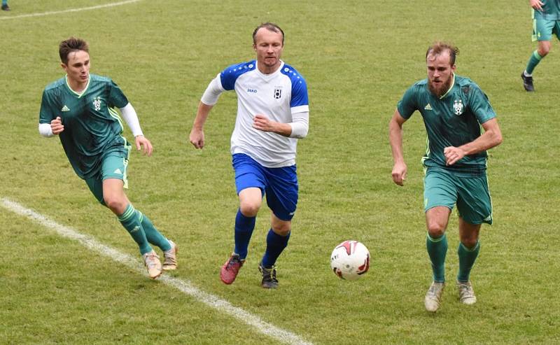 Fotbalový KP: Junior Strakonice - Jankov 1:1.