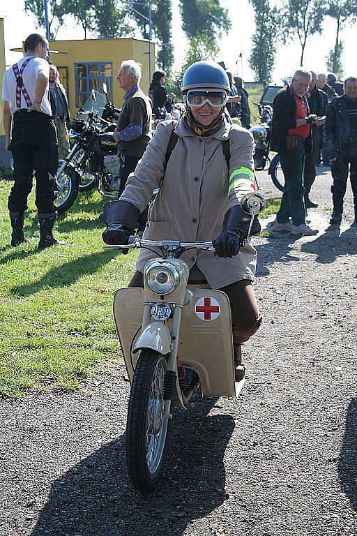 1. Sraz motocyklů československé výroby ve Mšeně.