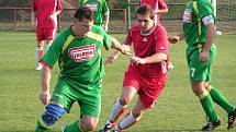 Lužec (v zeleném) - Luštěnice (1-0)