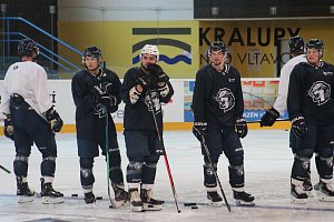 Trénink hokejistů Kralup před sezonou ve druhé lize