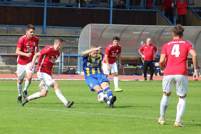 Divize B, 8. kolo: FK Neratovice-Byškovice - SK Český Brod (0:0), hráno 24. září 2022.