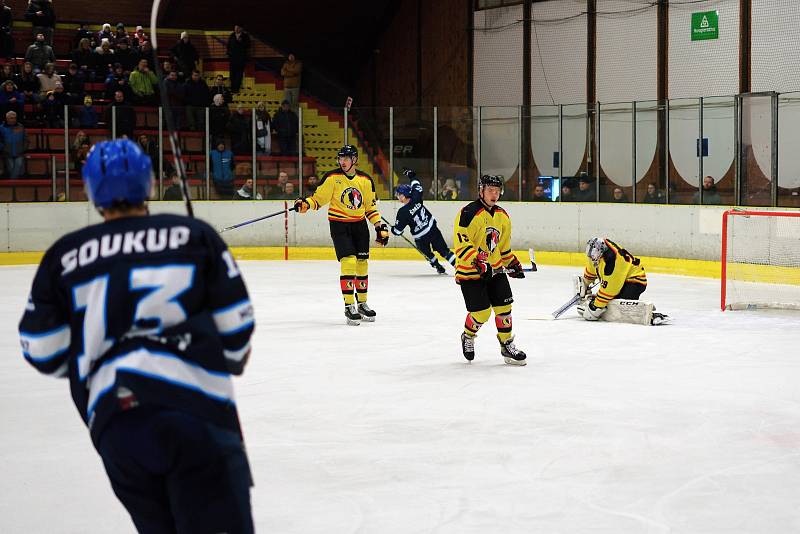 Krajská liga, 18. kolo: HC Junior Mělník - HK Kralupy (4:3), hráno 21. ledna 2023.