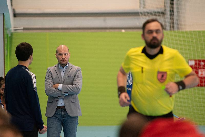 1. Futsal liga, 4. kolo: SK Olympik Mělník - TJ Spartak Perštejn (5:3), hráno 27. září 2022.