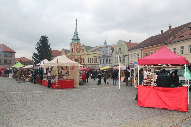 Mělnický jarmark, který v sobotu 18. listopadu i přes chladné počasí přilákal na náměstí Míru desítky návštěvníků, se ke spokojenosti organizátorů vydařil.