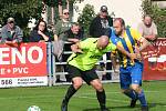 I. B třída, 7. kolo: Stará Boleslav (ve žlutém) - Byšice (1:2)