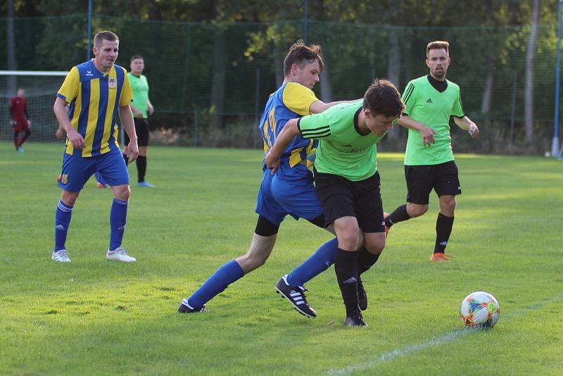 I. B třída, 3. kolo: TJ Byšice - SK Rejšice (0:4), hráno 3. září 2022.