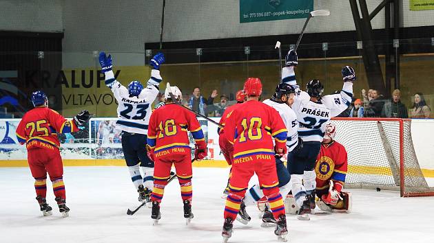 Krajská liga, 14. kolo: HK Kralupy - HC Hvězda Praha (4:3), hráno 10. prosince 2022.