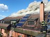 Požár rozlehlého domu v Horoměřicích zaměstnal deset jednotek hasičů
