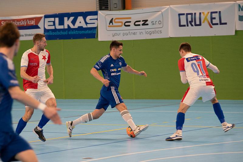 1. Futsal liga, 2. čtvrtfinále: Olympik Mělník - Slavia Praha (4:5P), 30. 3. 2023