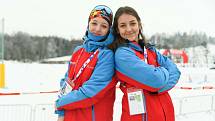Sestry Kateřina a Lucie Mišekovy ze Středočeského kraje se na Olympiádě dětí a mládeže představily ve třech disciplínách v lyžařském orientačním běhu. Obě za sebou mají účast také na letní verzi ODM, starší Kateřina je na této multisportovní akci potřetí.
