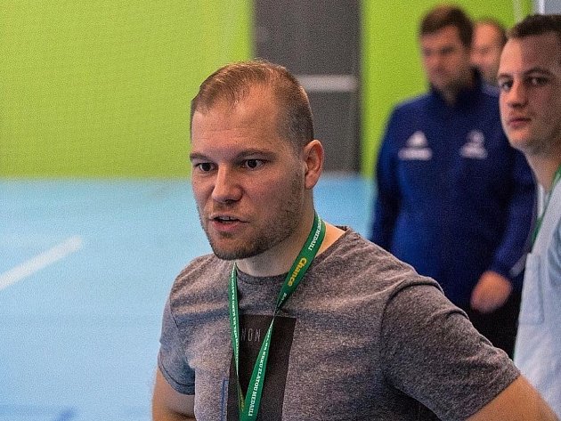Jakub Němec, trenér futsalistů Olympiku Mělník.