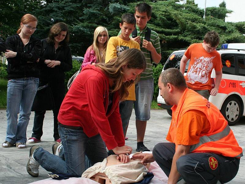 Branný den v Základní škole Generála Klapálka v Kralupech nad Vltavou.