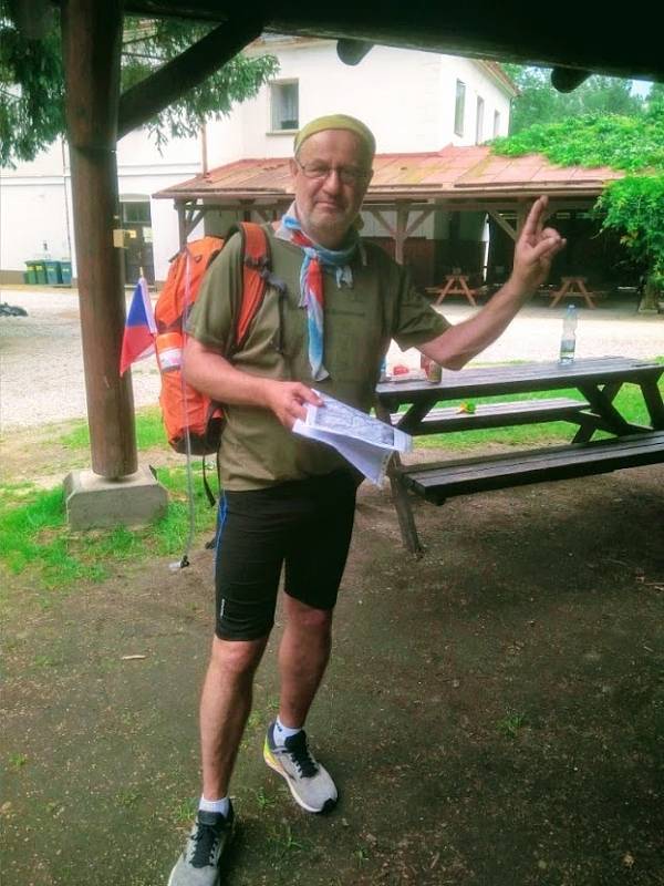 Ultramaratonec Martin Hunčovský na cestě z Kel k Jadranu