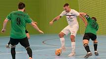 1. Futsal liga, 17. kolo: Olympik Mělník (bílé dresy) - Démoni Česká Lípa (3:2)