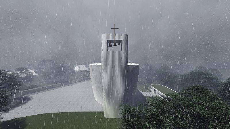 Nový kostel by měl symbolizovat Noemovu archu.