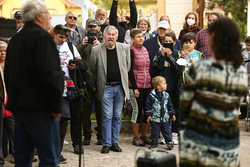 Den Jana Kubiše v Panenských Břežanech ve čtvrtek 27. května 2021.