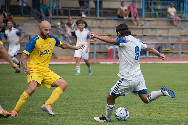 Divize B, 2. kolo: FK Neratovice/Byškovice - SK Kladno (0:2), hráno 13. srpna 2022.