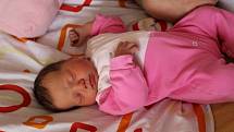 NATÁLIE Geruthová se rodičům Lucii Geruthové a Peterovi Bártovičovi z Úval narodila v mělnické porodnici 9. dubna 2017, vážila 3,73 kg a měřila 53 cm.