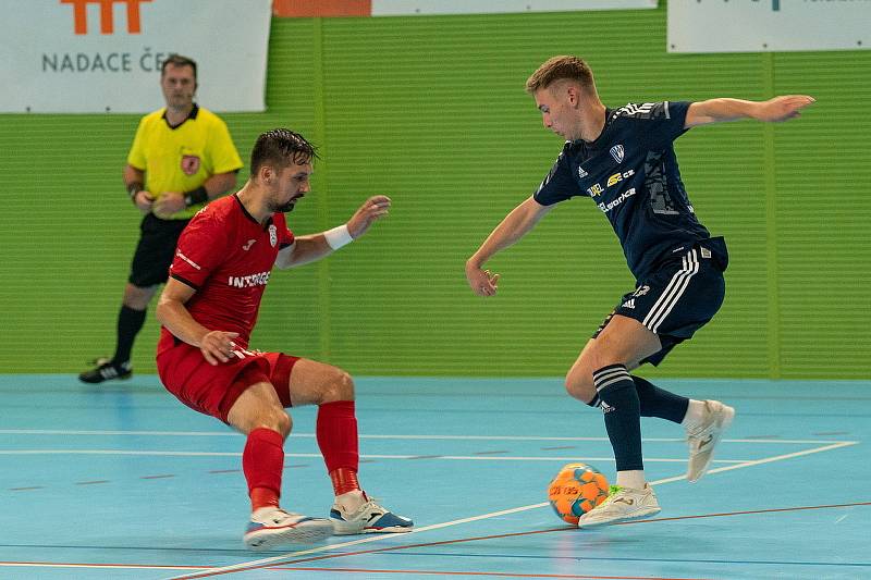 1. Futsal liga, 1. kolo: Olympik Mělník - FK Chrudim (1:10), hráno 26. srpna 2022.