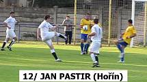 12. Jan Pastir (Hořín): 19. 9. 2009; 5. kolo III. třídy; Botafogo - Hořín (1:4)