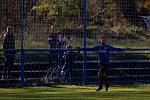 I. B třída, 13. kolo: FK Kralupy 1901 (fialové dresy) - Slavoj St. Boleslav (2:2)