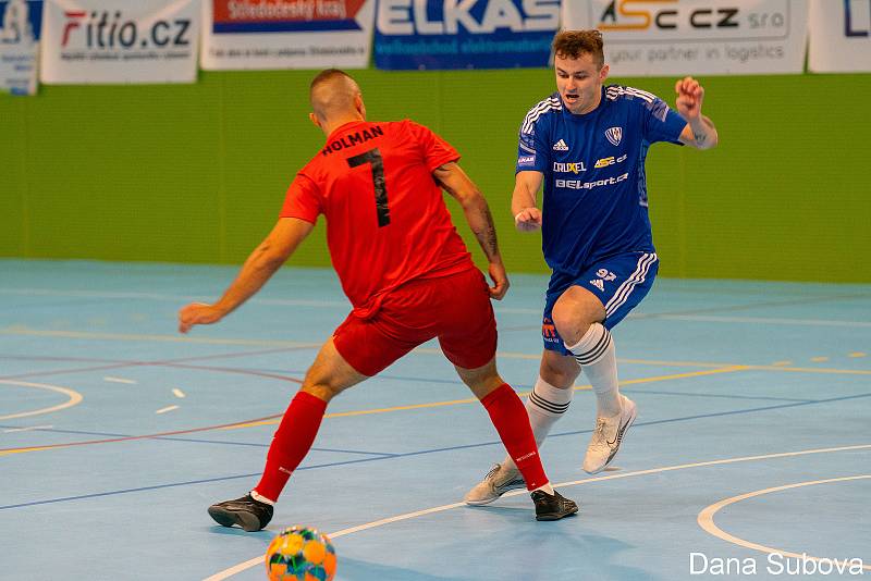 1. Futsal liga, 4. kolo: SK Olympik Mělník - TJ Spartak Perštejn (5:3), hráno 27. září 2022.