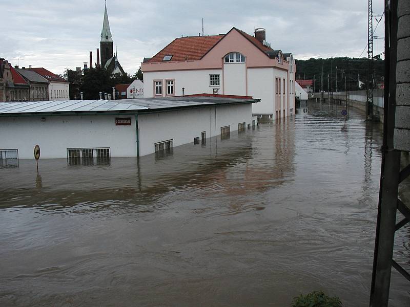 Povodeň v roce 2002 na Mělnicku – Kralupy nad Vltavou