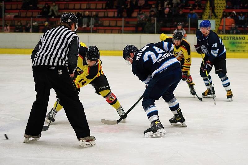 Krajská liga, 18. kolo: HC Junior Mělník - HK Kralupy (4:3), hráno 21. ledna 2023.