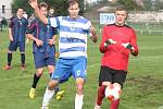 Sokol Libiš - FK Neratovice/Byškovice (v tmavém); 6. kolo divize B; 13. září 2014