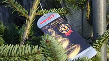 Prodejna Hecht jako první zahájíia prodej vánočních stromků - už minulý týden.
