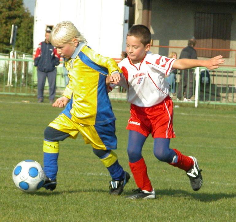 Ze sobotního turnaje mladších a starších přípravek v Byškovicích.