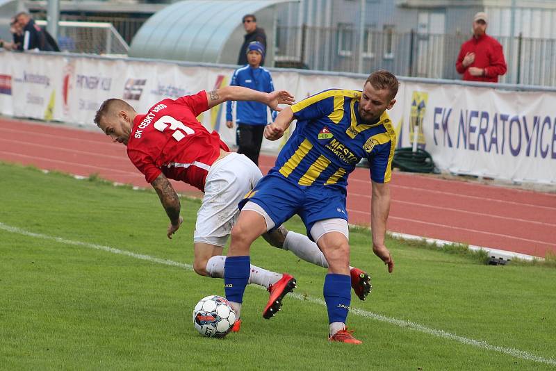 Divize B, 8. kolo: FK Neratovice-Byškovice - SK Český Brod (0:0), hráno 24. září 2022.